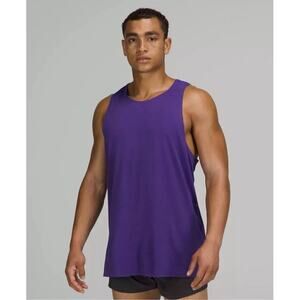 Lululemon Men Size XL Fast Free Singlet PTPL Petrol Purple NWT $68